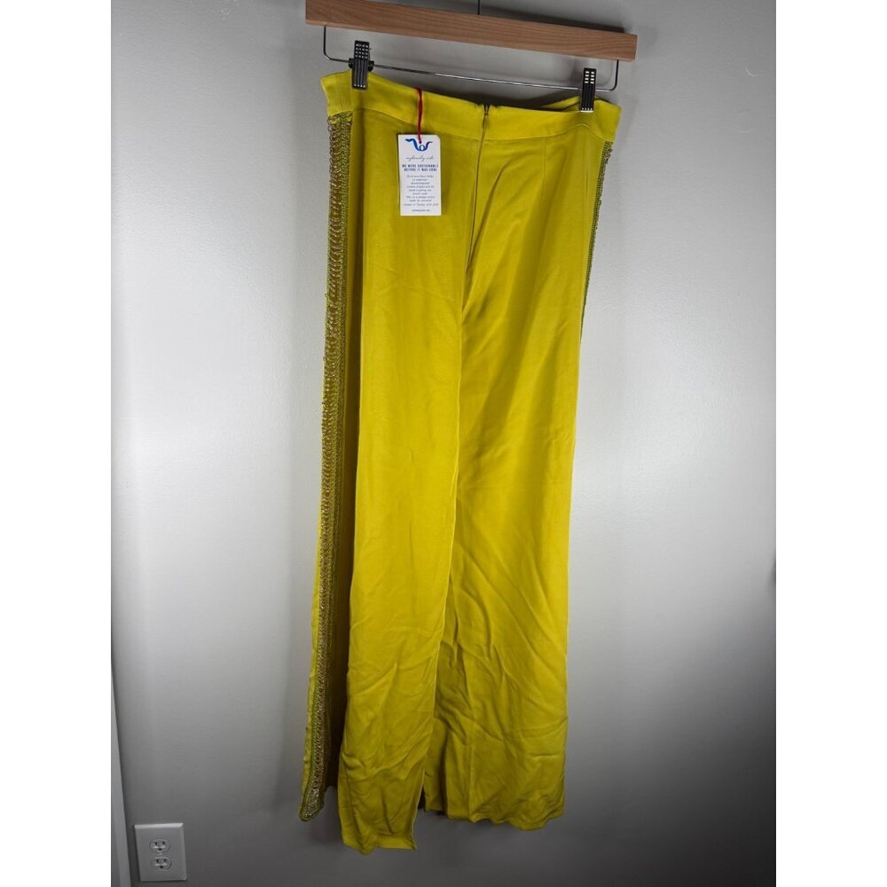 My Beachy Side Beaded Cover-Up Wide-Leg Pants Size M NWT - Picture 7 of 7